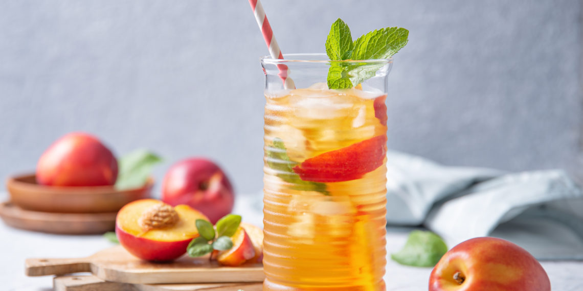 Thé à la pêche glacé maison