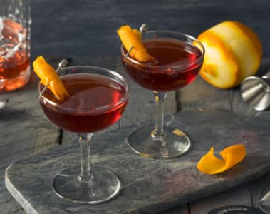 Deux coupes de Boulevardier